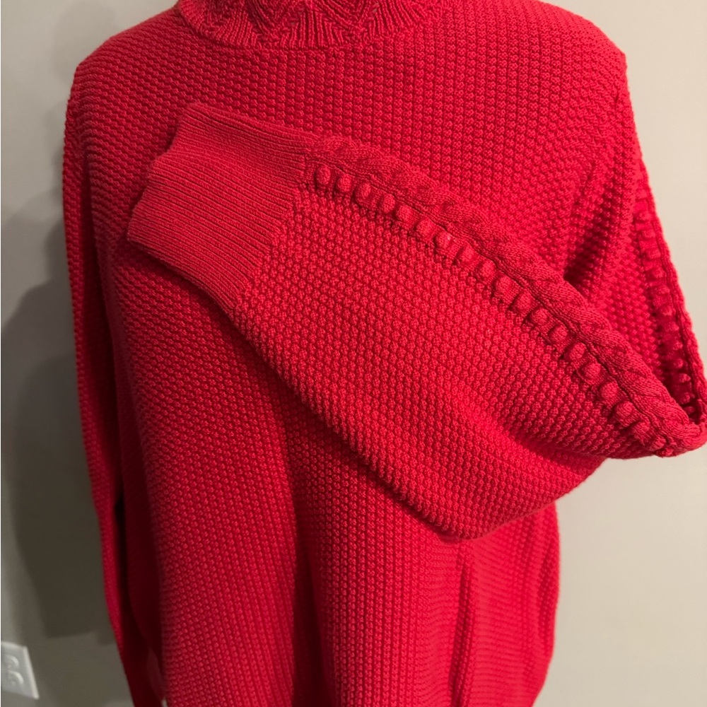 Women’s Red Holiday Sweater LOFT XL
